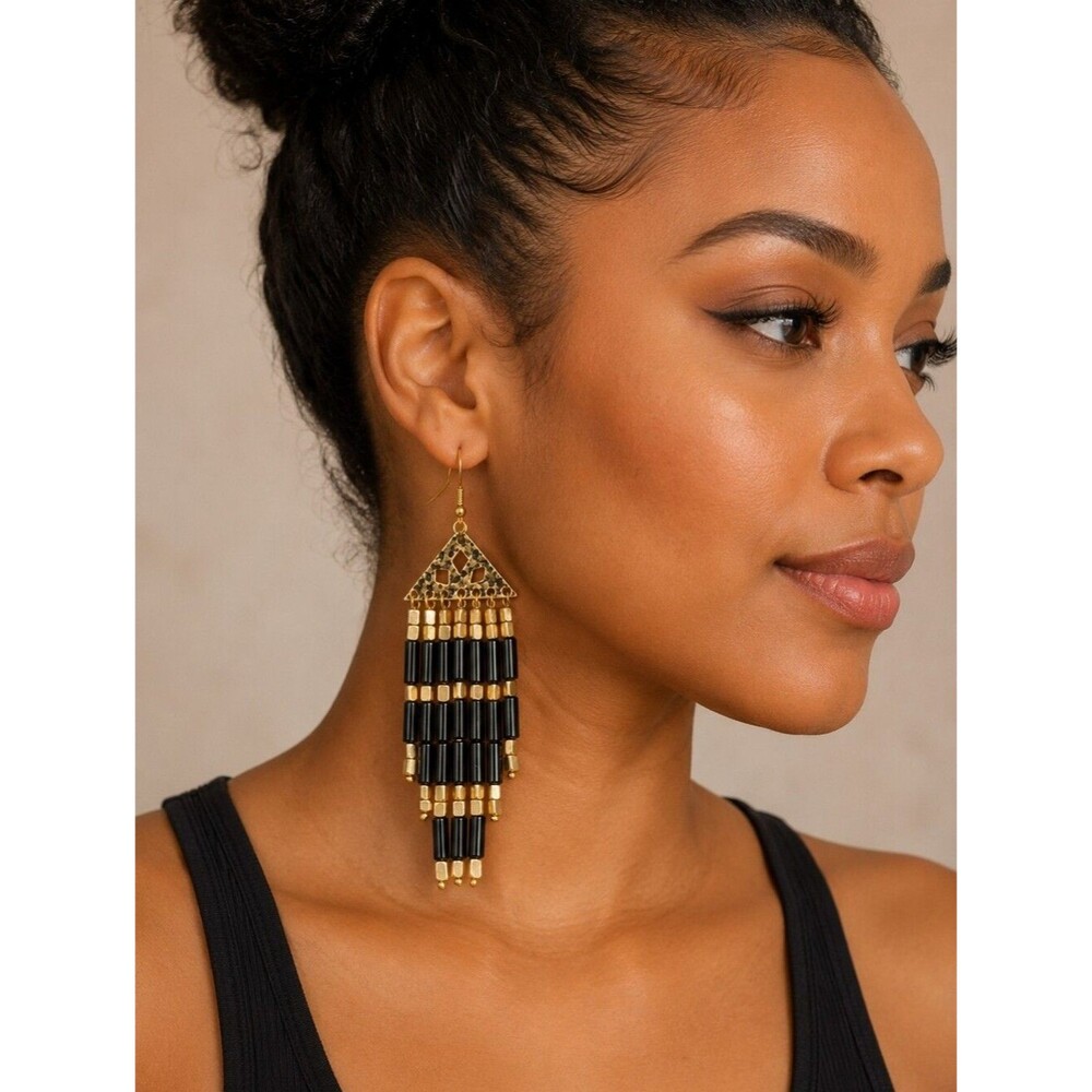 Plunder Design "Louise" Earrings - NIP - Picture 2 of 4